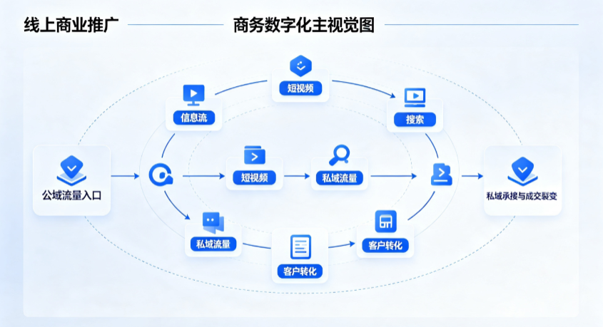 镇江线上商业推广怎么做？全域流量闭环搭建与低成本转化实战指南
